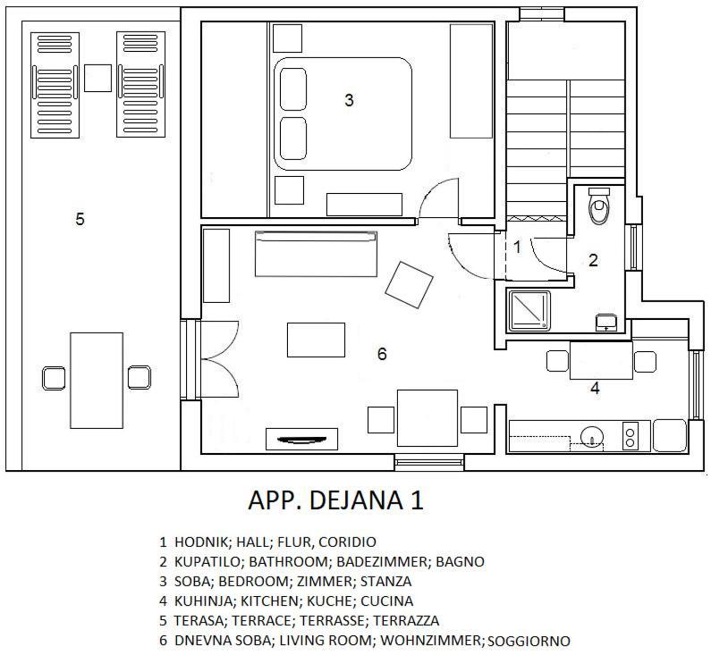 Apartments Dejana Štinjan Exterior foto